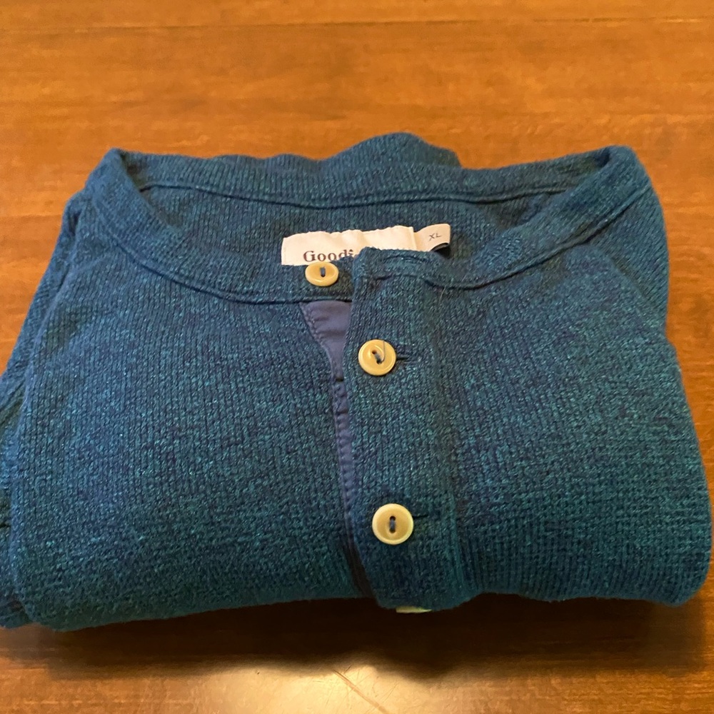 XL Goodfellow Long Sleeve Dark Teal Tee